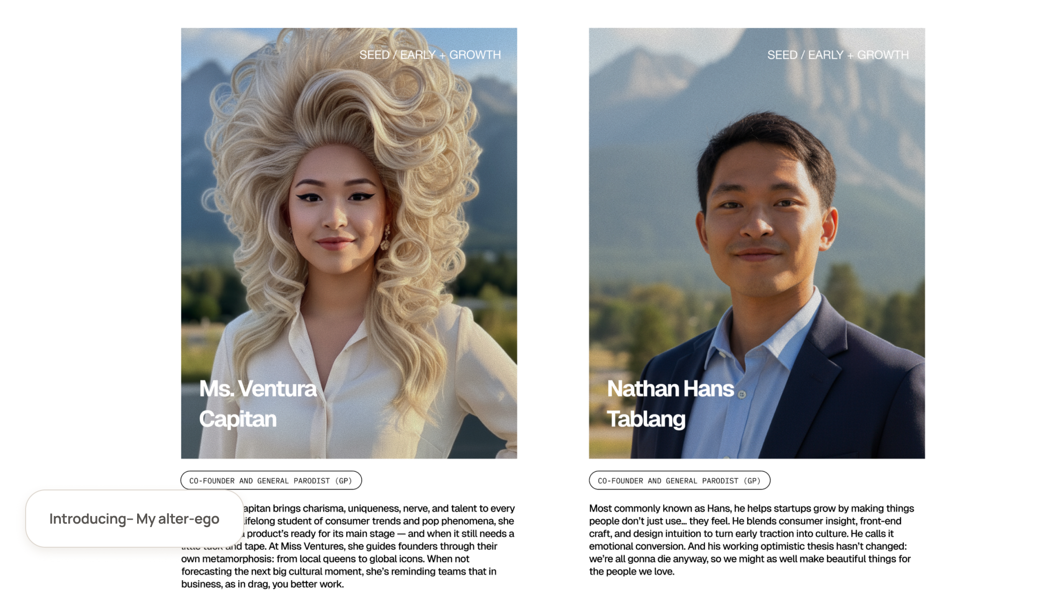 Introducing-- My alter-ego